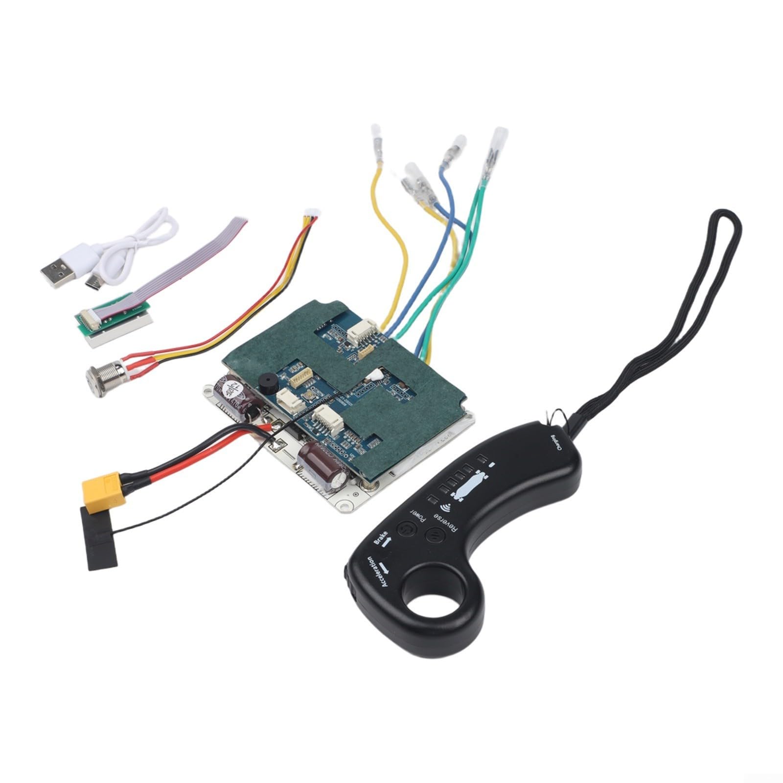ESC de monopatín 36V 10S para desplazamientos urbanos en longboard negro
