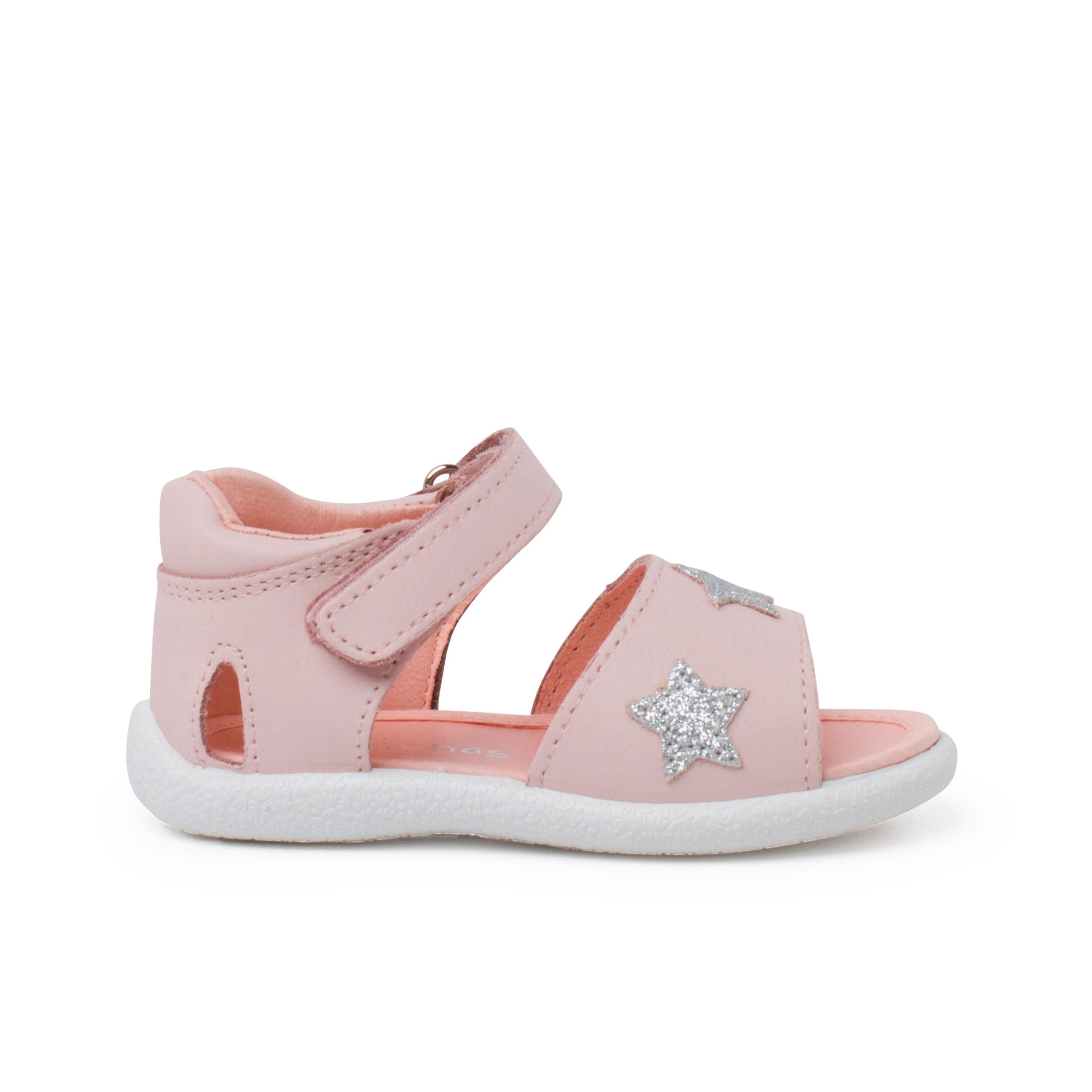 Pisamonas First Steps Glitter Stars Sandały Rozmiar 19 Kolor Różowy