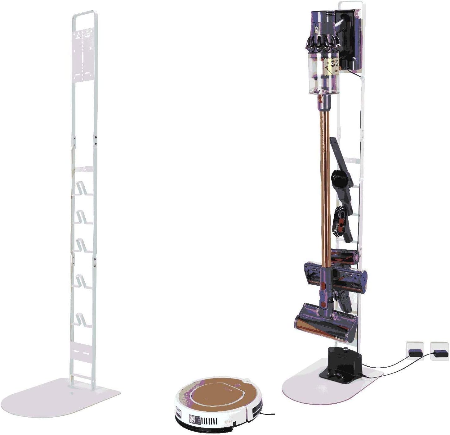 YILONG Compatible with Vacuum Cleaner for A10 A11 S12 Dreame V9 V10 V11 VX VR Jimmy V6 V7 V8 V10 V11stand Vacuum Rack Vacuum XCQ004-W