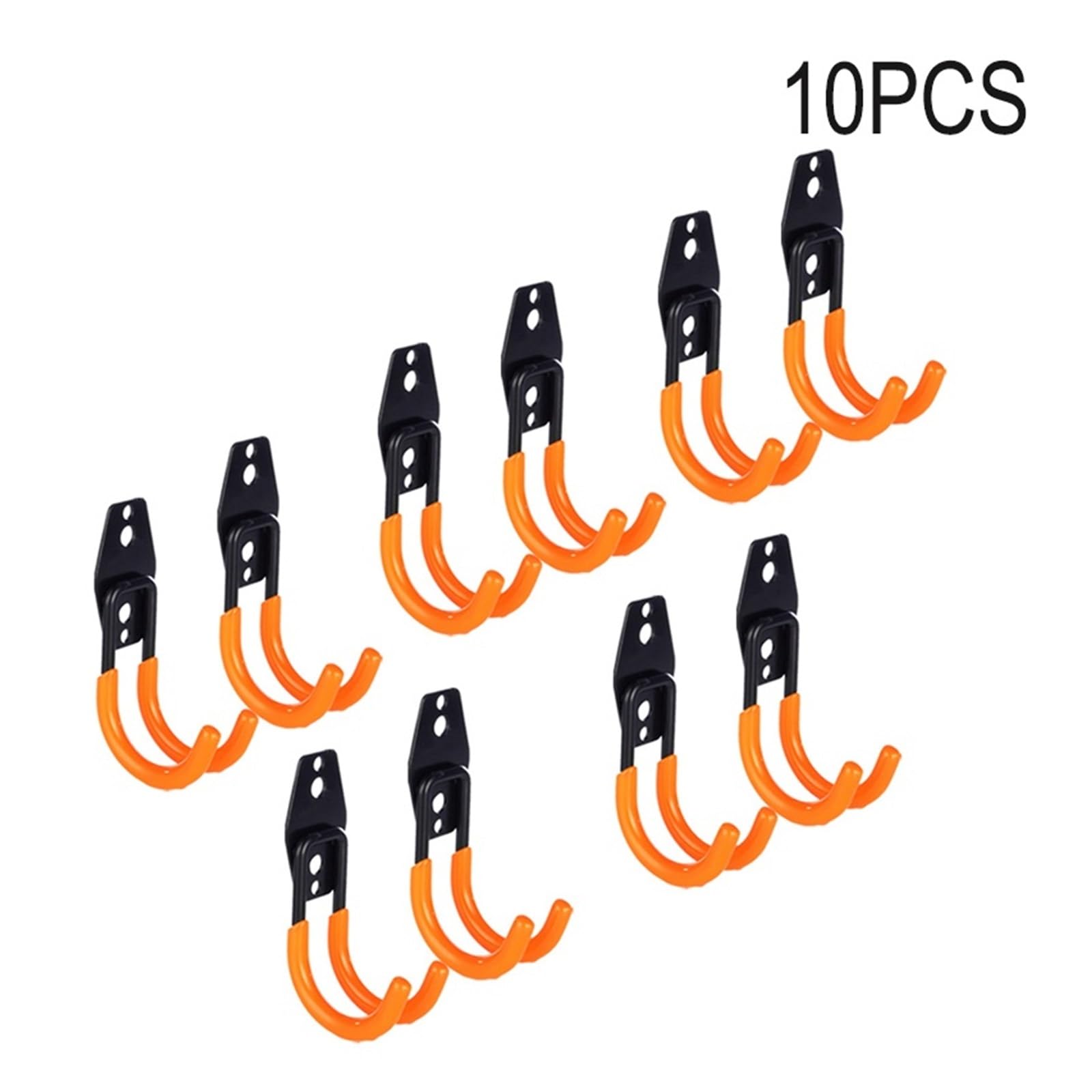 Genérico Gancho Resistente For Garaje, Organizador De Montaje En Pared, Ganchos For Colgar Bicicletas, Herramienta Almacenamiento Antideslizante, 1/10 Uds(Small round 10PC)