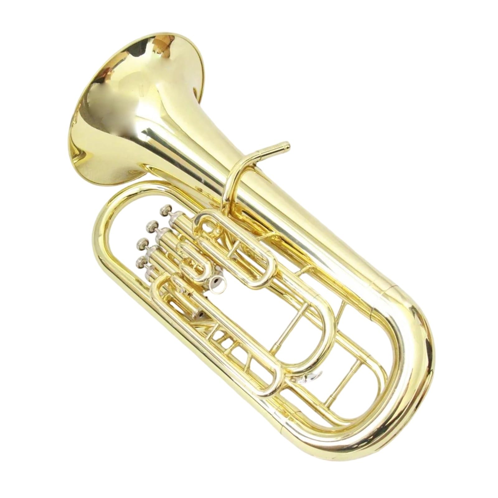 Eufonium Mosiądzu Euphonium Gold Lakierowane 4 Zawory Mosiężne Instrumenty Muzyczne Aldult Profesjonalne Wykonanie