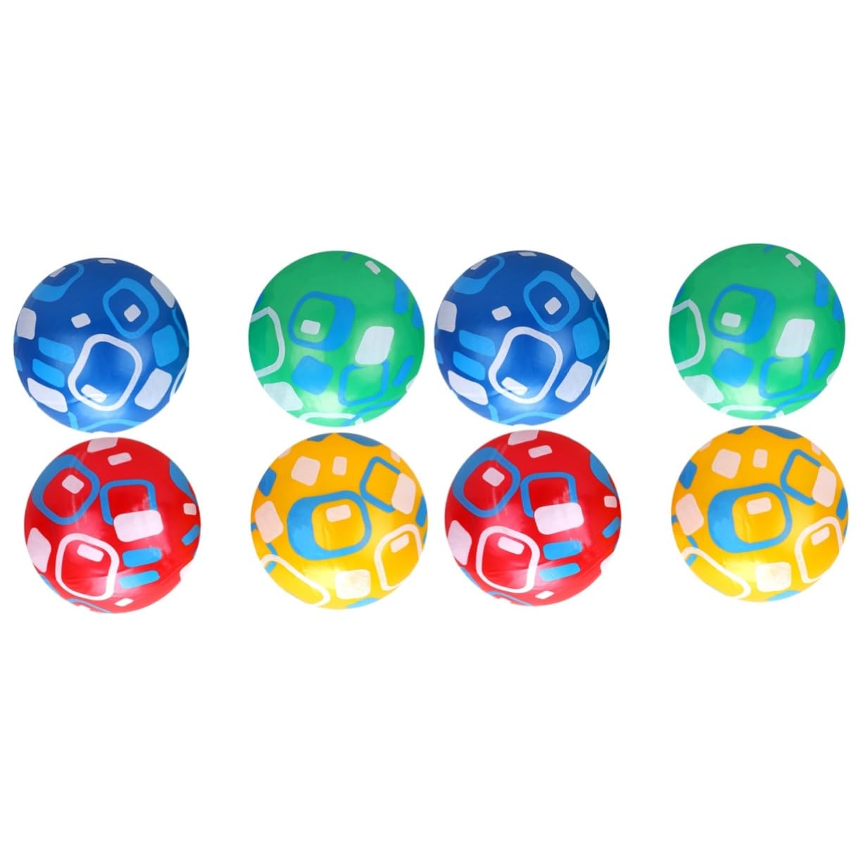 Kisangel 2 Set Palla Gonfiabile Per Pvc Con Design Per Giochi All E Spiaggia Facile Da Conservare Usare Colore Casuale 4 * 2