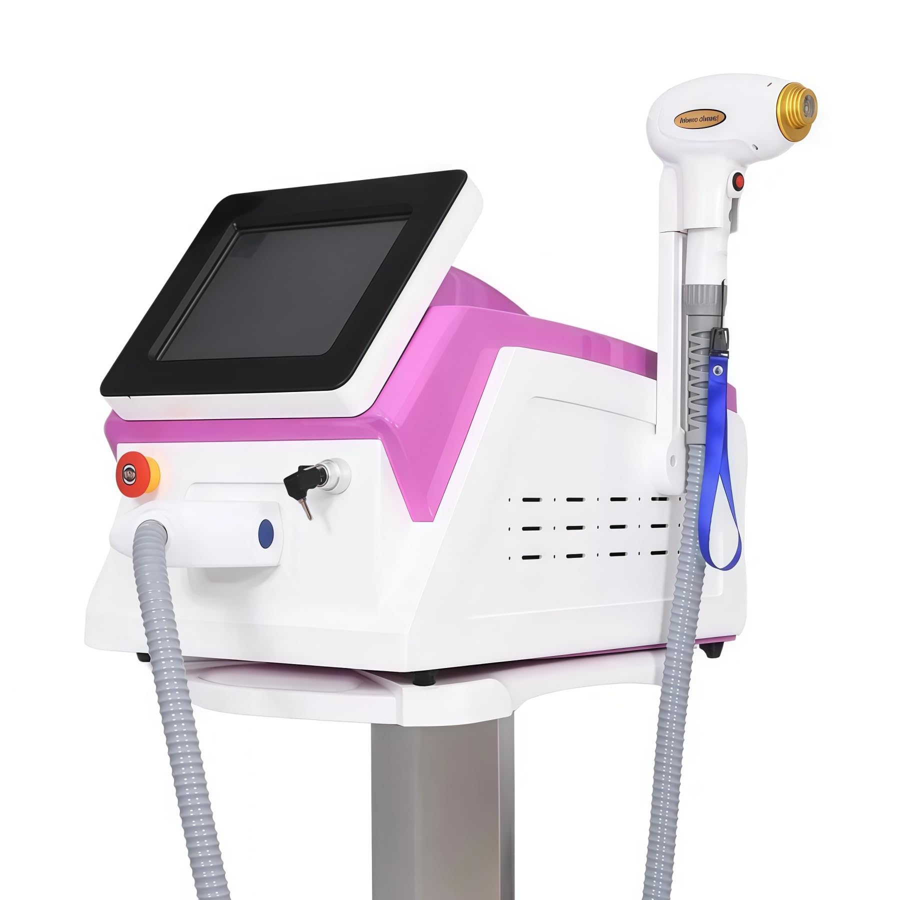 Maschina di depilazione laser a diodo 755nm 808nm 940nm 1064nm 4 lunghezze d'onda corpo facciale depilazione permanente 4000W maniglia LCD regolabile intelligente