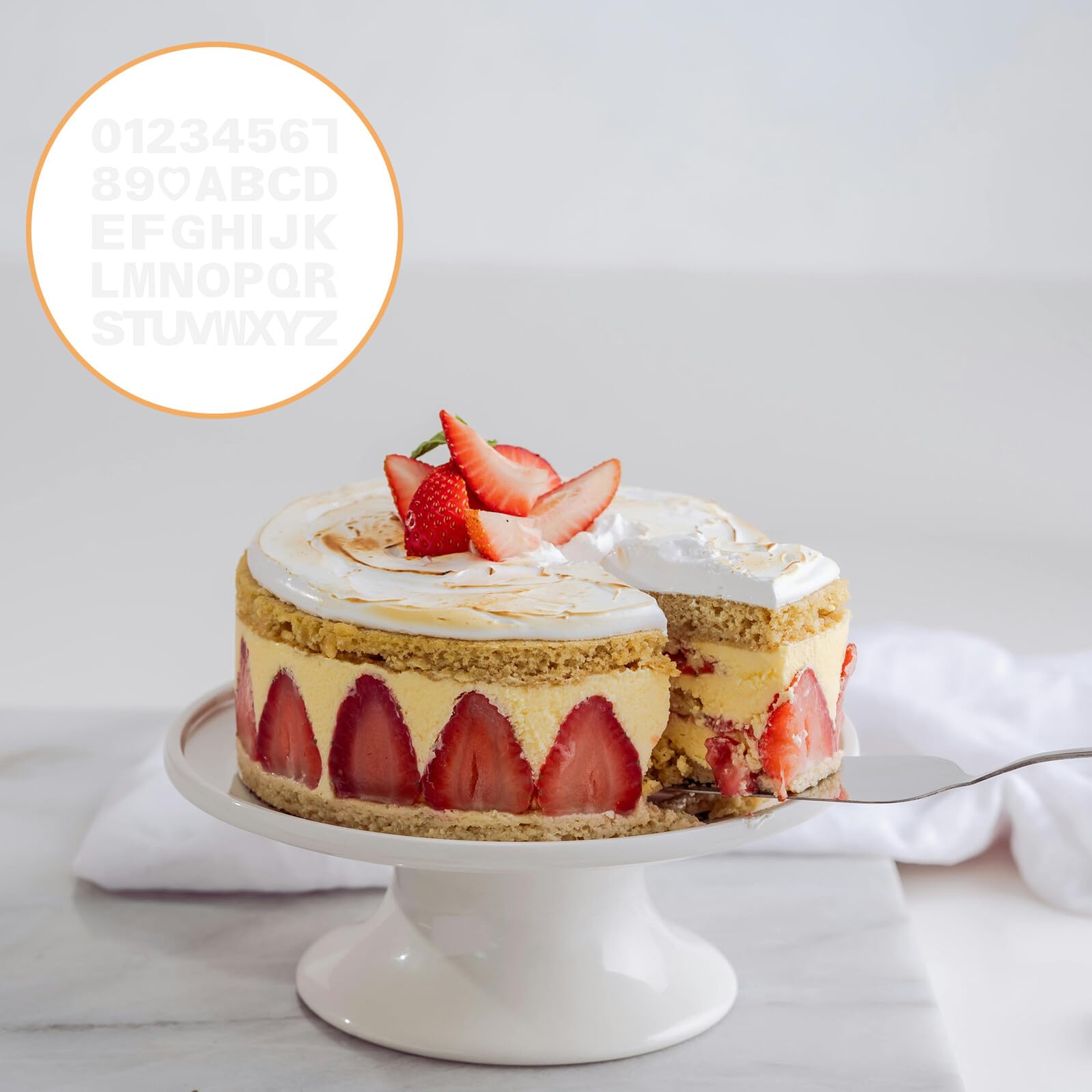 DOITOOL 37 Stück Kuchen Schablonen Aus Pet Zahlen Buchstaben Herzformen Selbstgemacht Backzubehör Für Haushalt Konditorei