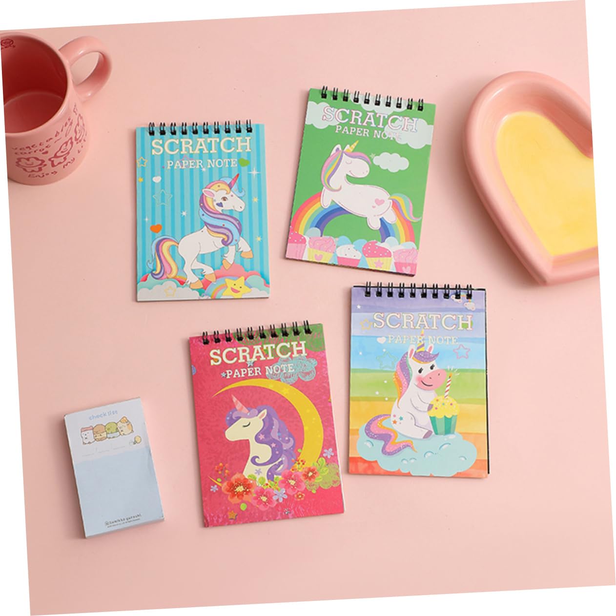 TEHAUX 20stücke Cartoon Kratzbilder Für Mädchen Kratzbilder Tragbare Zeichnbücher Mit Einhornmotiven Für Kindergarten Und Kreative Bastelstunden