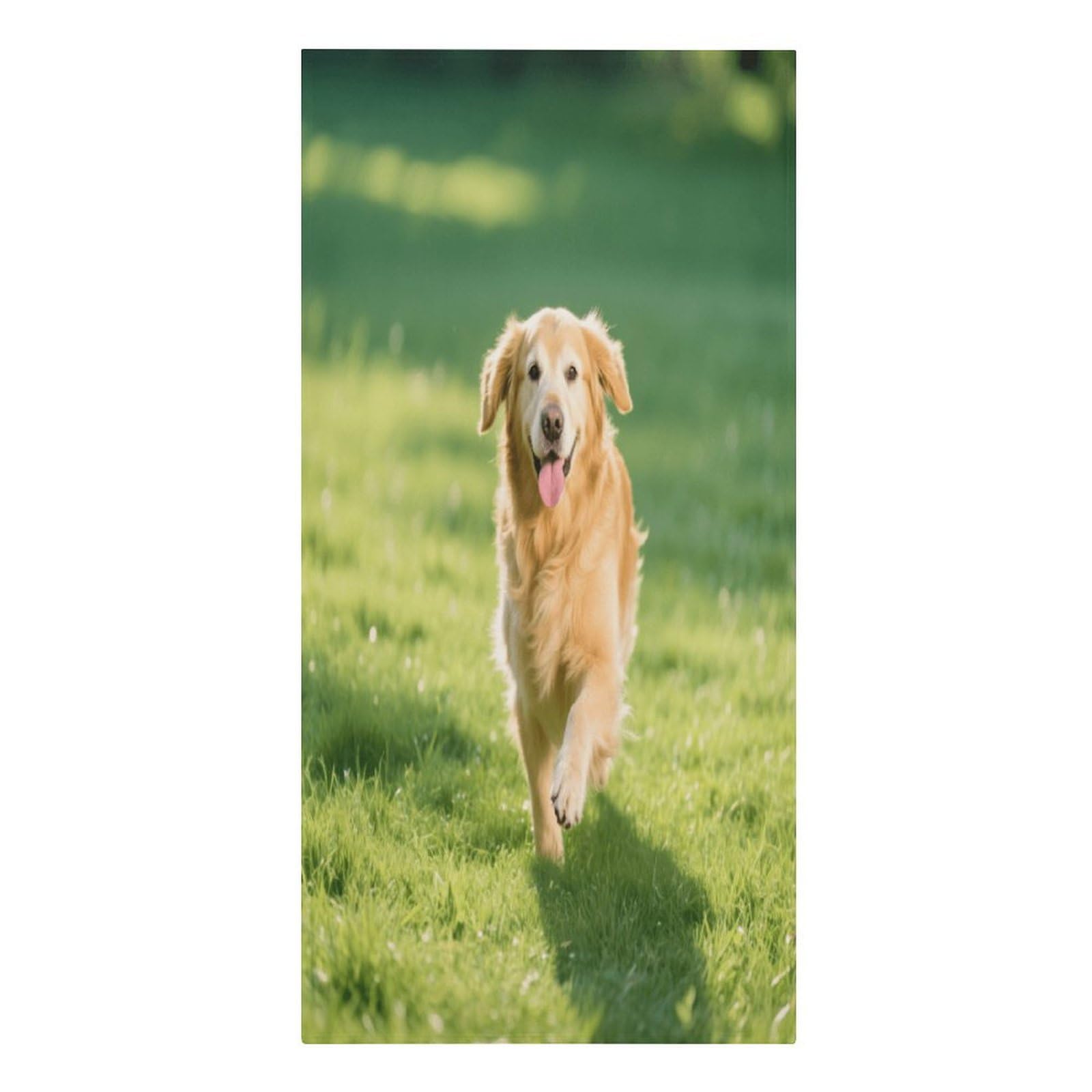 Fekiloot Men's Style Golden Retriever Large Beach Towel, Travel Towel For Adults Wo, Pool Towels For Beach, Camping, Swim Pool, Gym, Sports& Yoga 61.4"X30.3"