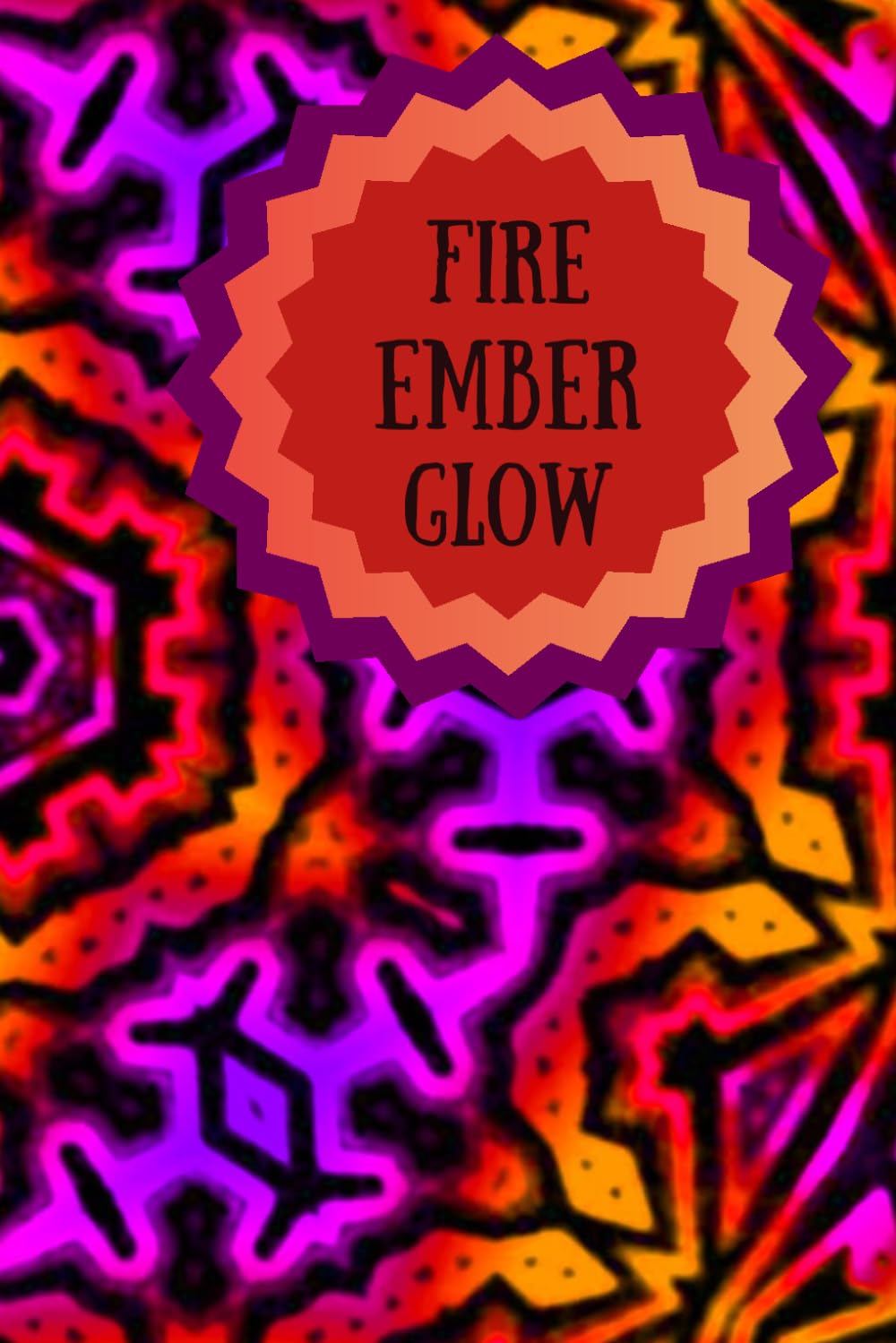 Fire Ember Glow: Fiery Mandalas for Mindfulness and Creative Calm