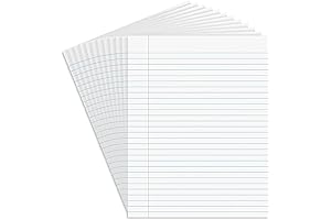 Staples 154120 Wide Ruled Notepad Paper: 8.5 x 11 Inches, 50 Sheets...