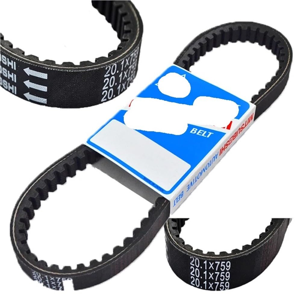 CVT-Antriebsriemen 20,1 759 20,1 X 759 Verstärkter Riemen Für Luftgekühlten 4-Takt-Roller ATV 152QMI GY6 125 GY6125 CC Langgehäuse Antriebsriemen Motorräder