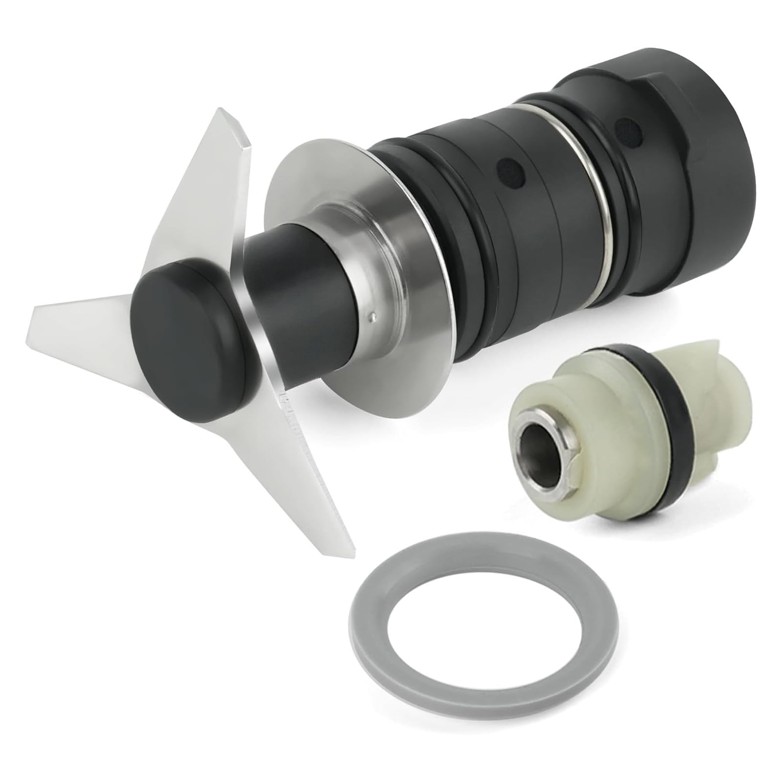 Tsophreniq Stainless Steel Assembly Stirring Cutter Component for MP550A MP600 MP800 Food Processors Enduring Stainless Steel and Bearing Assembly Part