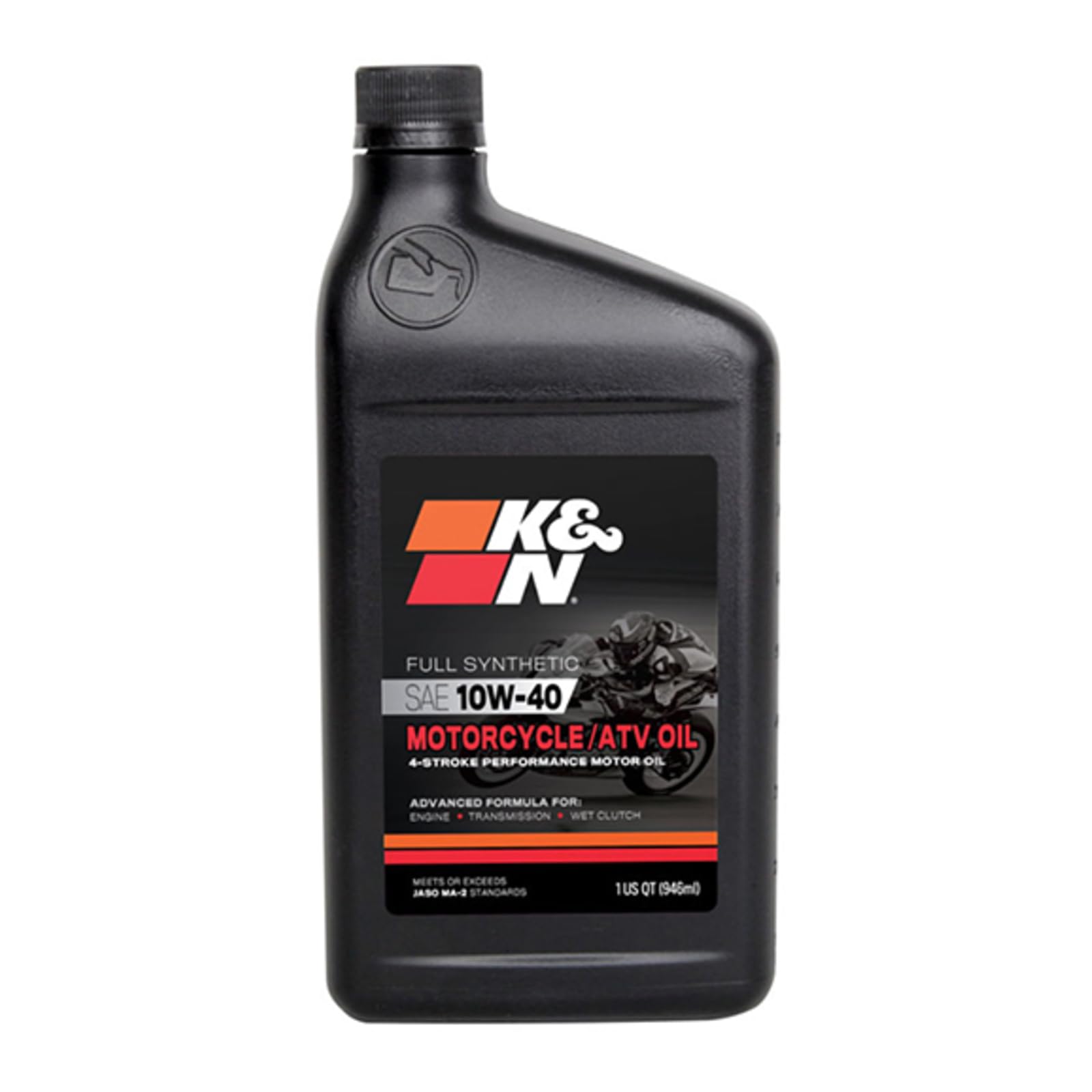 K&N Full Synthetic 10W-40 Motorcycle Oil