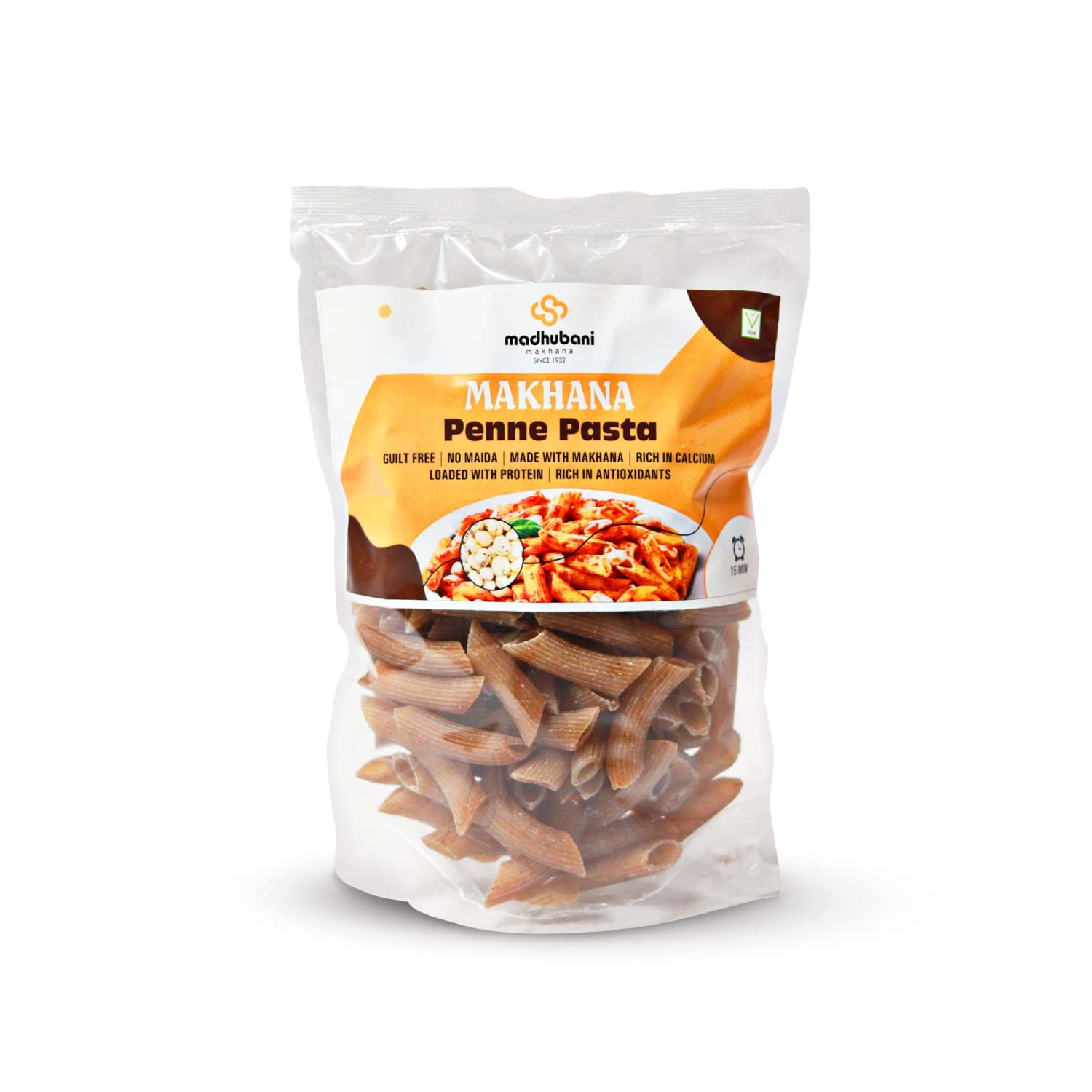 Madhubani Makhana | Penne Makhana Pasta | Vegan, No Maida, Plant Based, High in Calcium, Protein & Fiber|Cholesterol Free | Good for Kids | Pack of 3 (300 gm x 3) (B0BTHXVP9K) Amazon Price History, Amazon Price Tracker