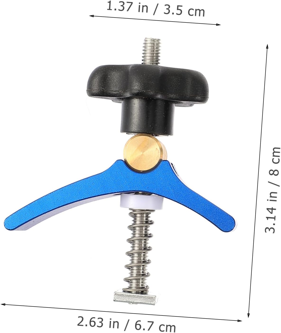 2pcs Woodworking Clamps Quick Act Hold down Clips for Carpenter Tool for Workpiece Mounting Positioning for Fixtures Carpentry and Metalworking