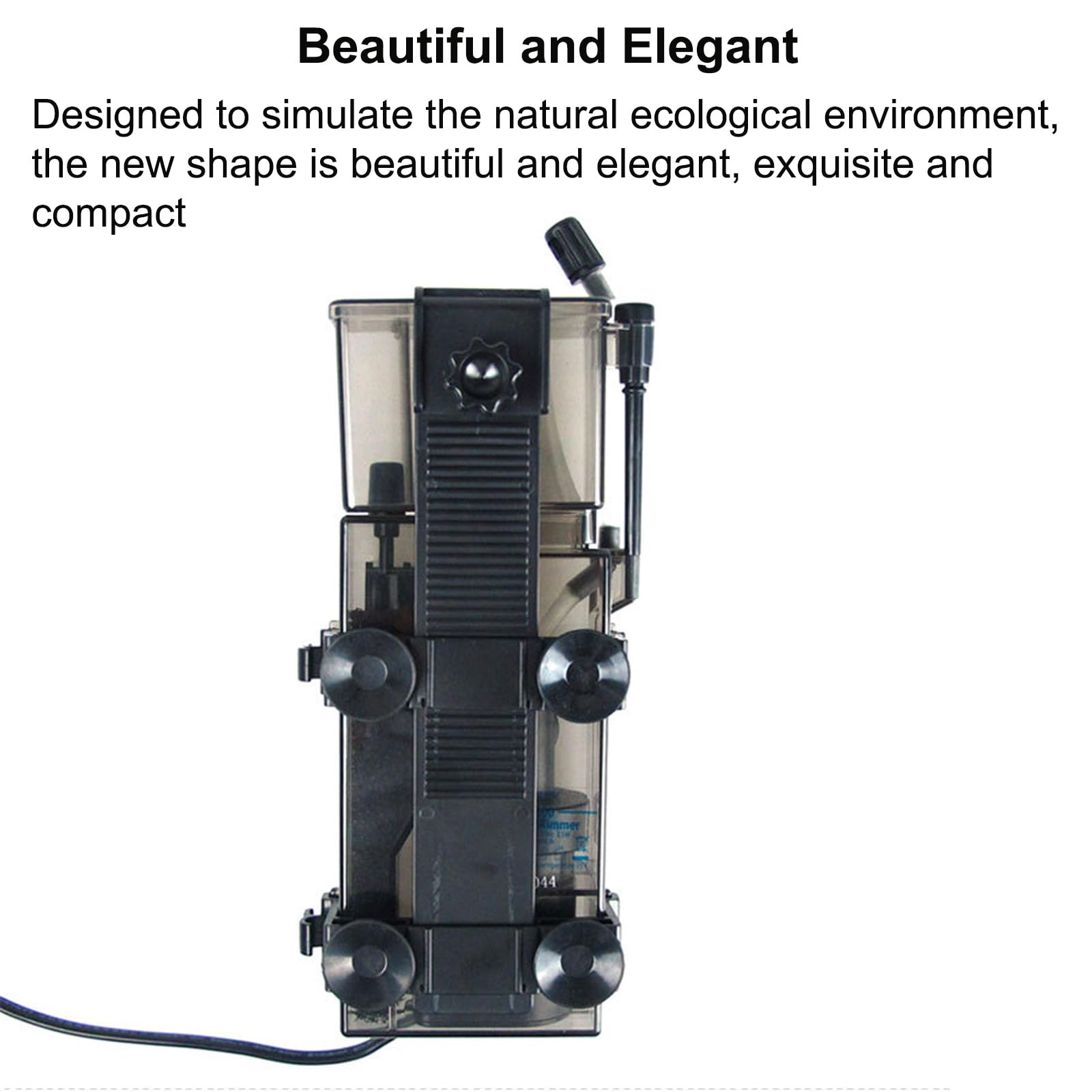 Écumeur de protéines de Surface pour Aquarium, Filtre à écumeur de Surface, décompose et élimine Les Particules organiques, pour Une Eau fraîche et Pure, idéal pour Les Aquariums d'eau de mer