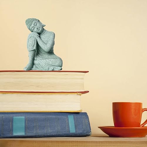Miniatura 6 de Estatua de Buda Mini Estatua de Buda, Estatua de Buda para decoración del hogar, meditación sentada, decoración de estatuto de Buda, estatuas de
