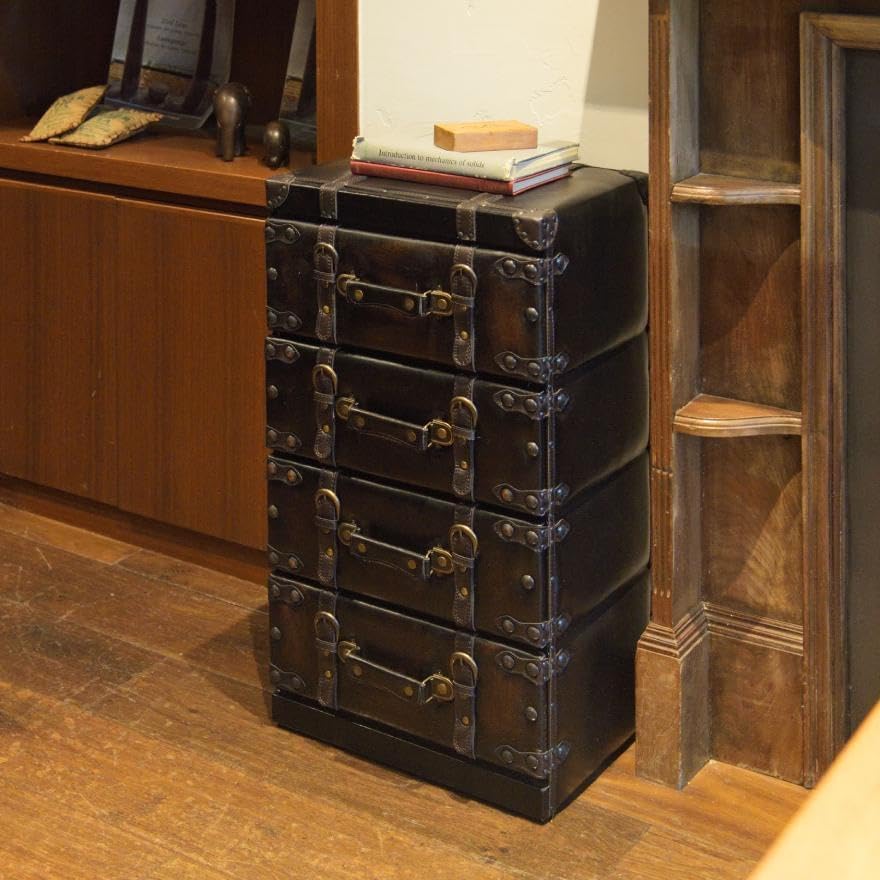 ソフト レザー チェスト 収納 家具 タンス キャビネット 箪笥