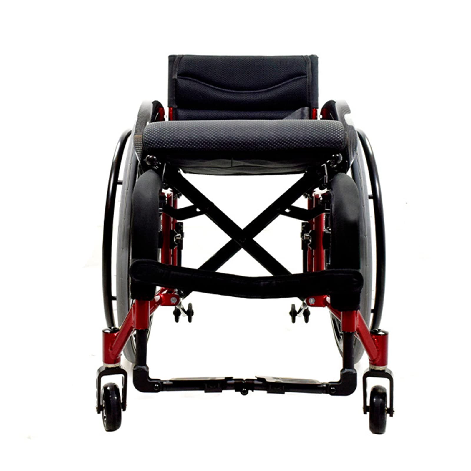 Sedia a rotelle Sportiva Leggera, Sedia a rotelle Ultraleggera, Sedia a rotelle Manuale Multifunzionale in Alluminio, Sedia a rotelle Sportiva Leggera,Red