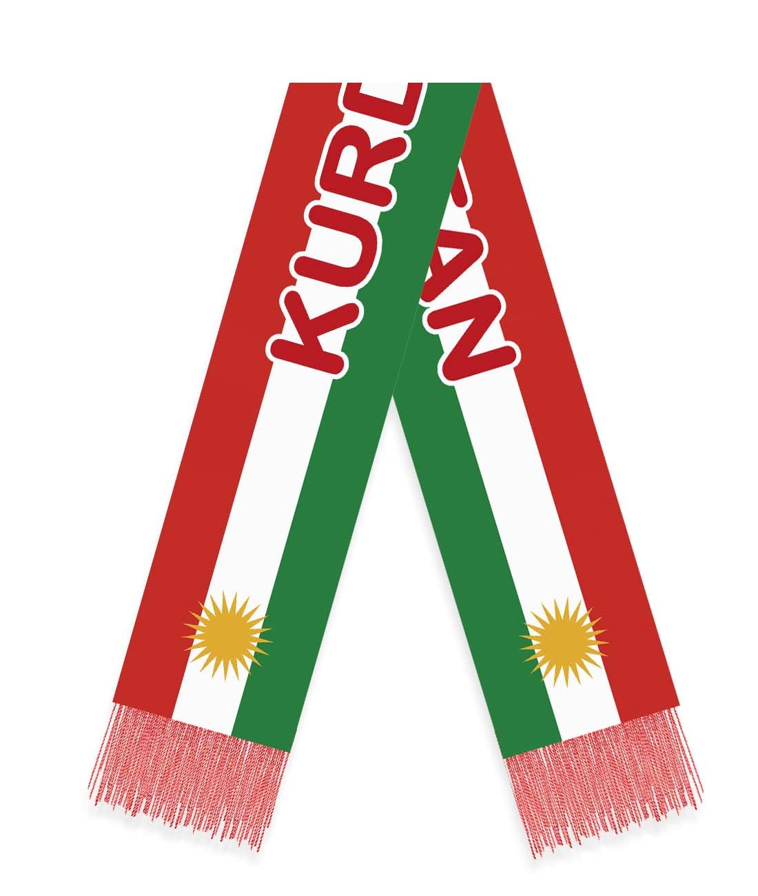Petite Pine Kurdistan Scarf, 5FT Long Kurdish Velvet Shawl,150×18cm Decor For Sport Parade Graduation, Kurdistan, Large