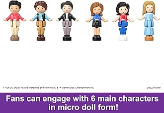 Polly Pocket Playset, Friends Compact with 6 Dolls and 9 accessories, HKV74