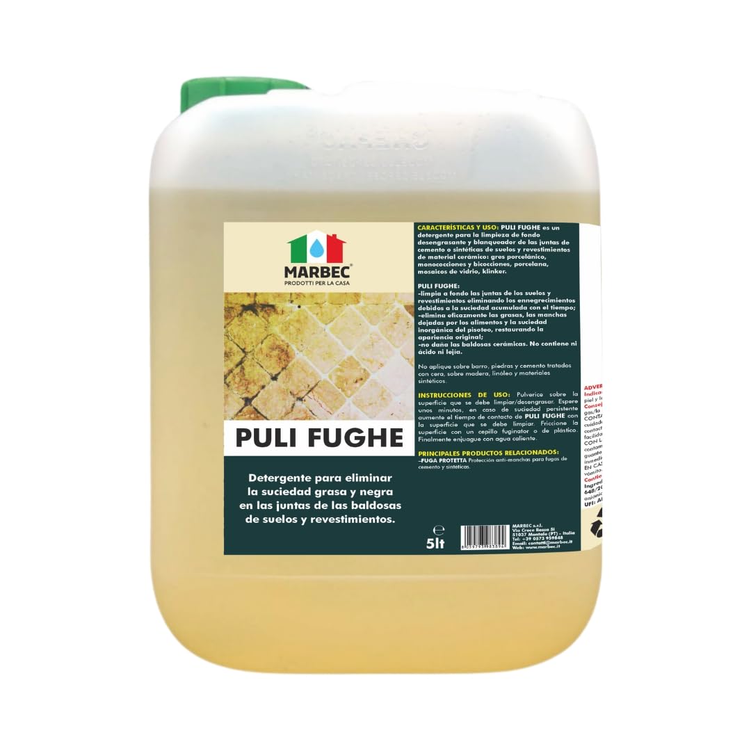 MARBEC PULI FUGHE 5LT Limpiador quitamanchas para juntas