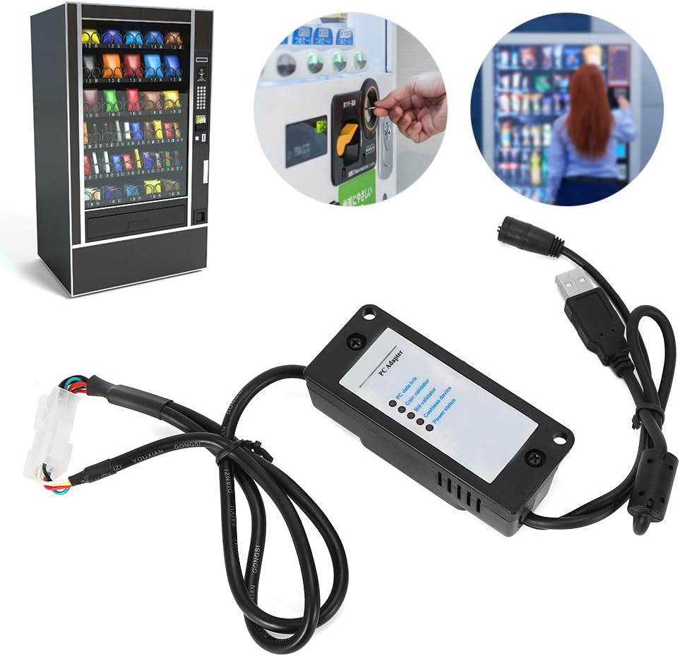 Pongnas MDB PC USB Converter, RS232 Serial Protocol Adapter for Vending Machine, with MDB Bill Acceptor Changer Support