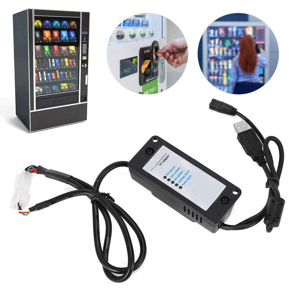 MDB to PC USB Converter, RS232 Adapter for Vending Machine, with Virtual COM Port, Supports Bill Acceptor Changer Card Reader