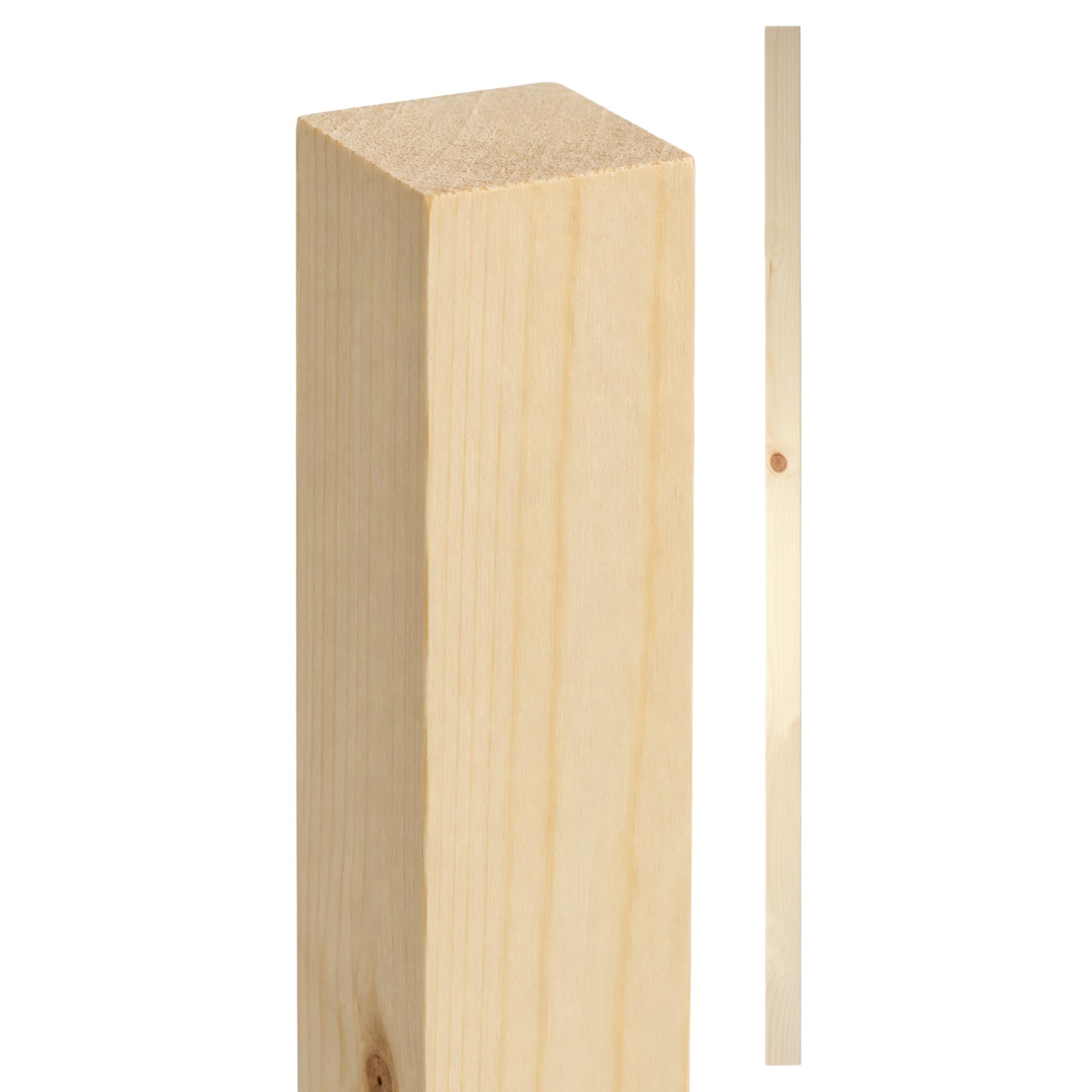 Plain Pine Square Stair Spindles (Balusters) 32mm x 900mm Unfinished - Pack of 20