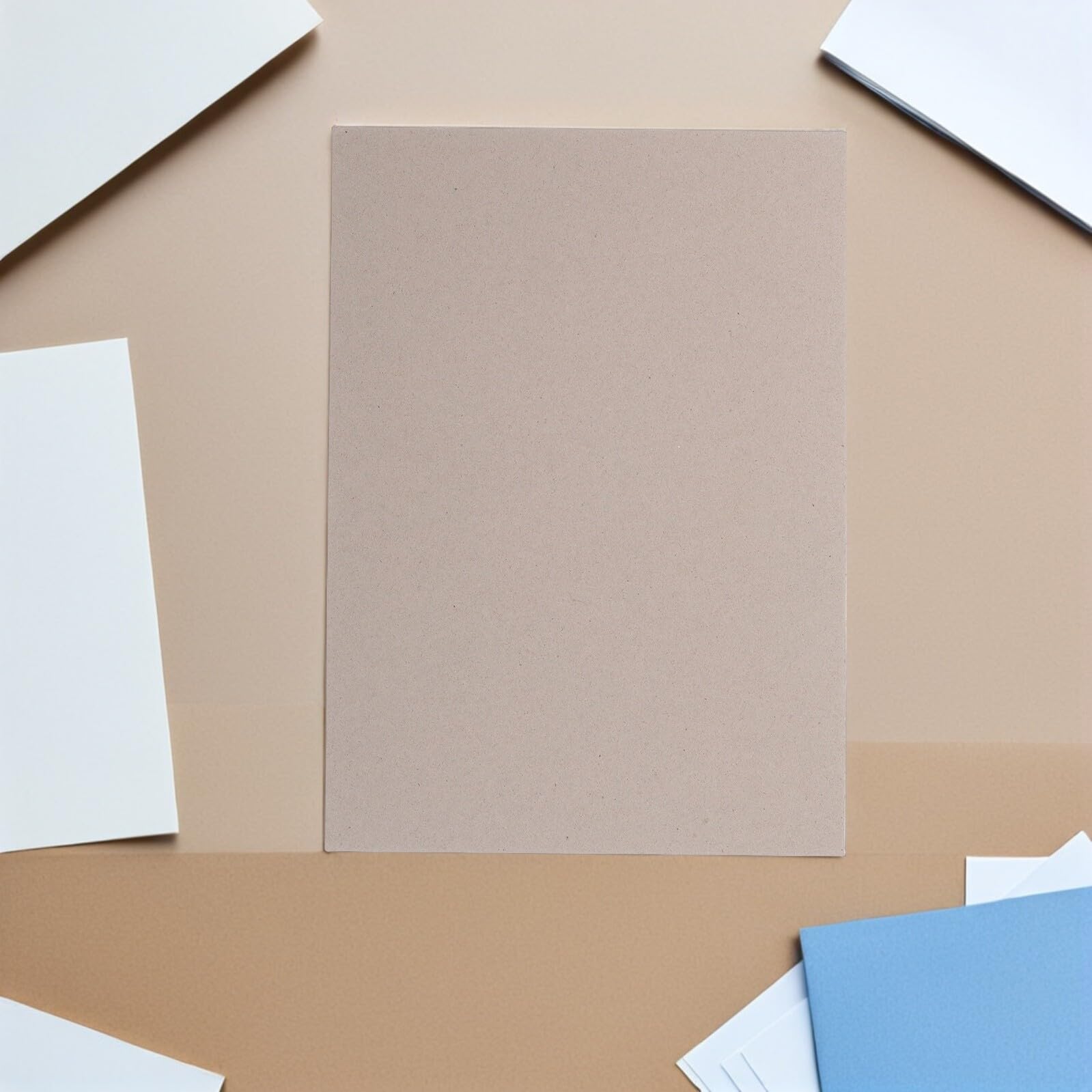 COHEALI 20stücke Wellpappe Graupappe Kartonbögen Dicke für Bastelarbeiten Buchbinderpappe Diy-projekte und Scrapbooking Rückwandkarton für Bilderrahmen Binderkarton Bastelkarton