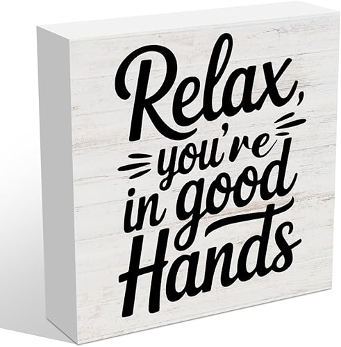 Letrero de madera para salón de belleza, decoración de escritorio para masaje, spa, peluquería, decoración de salón de uñas, regalo de cumpleaños de