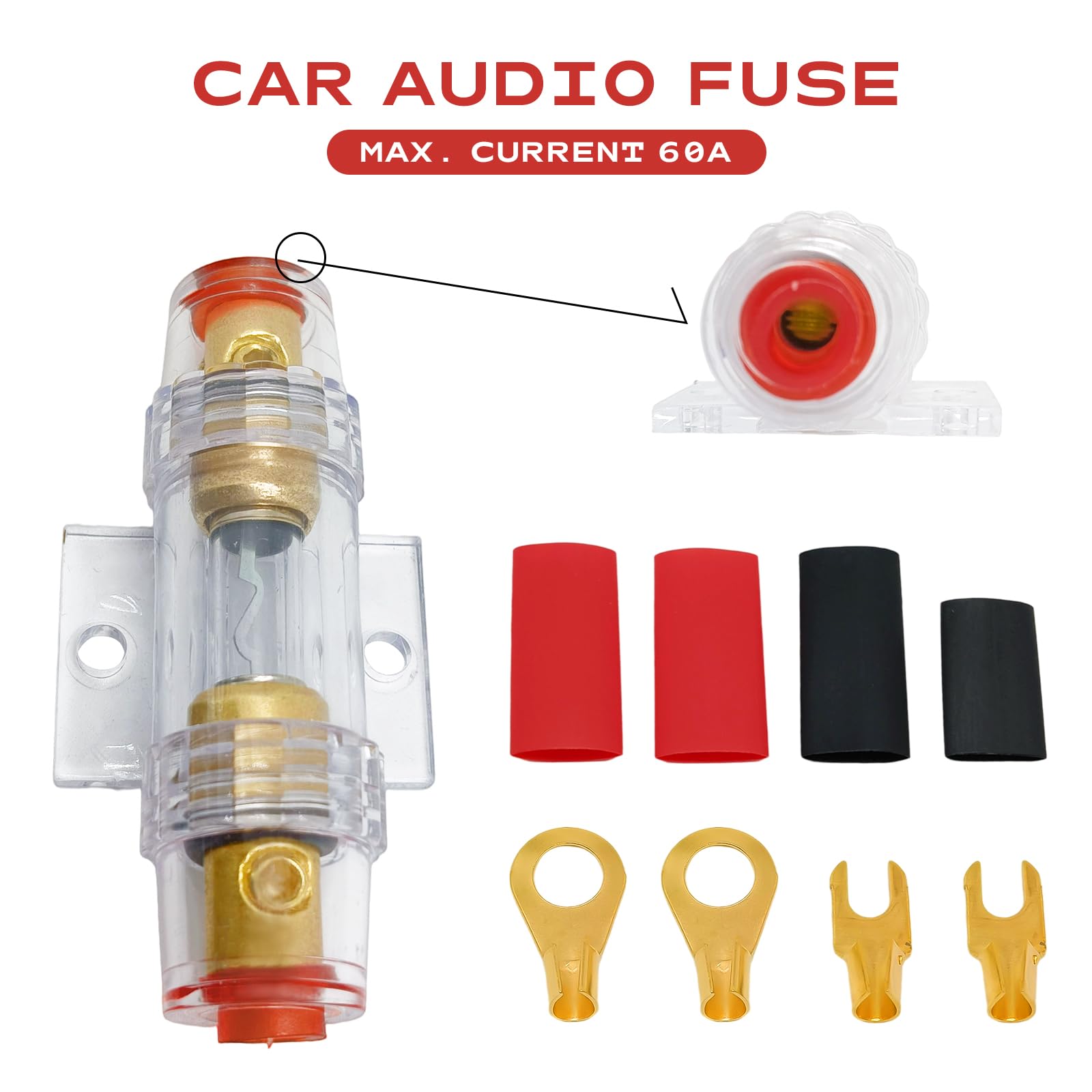 10Ga Kit De Câblage Amplificateur De Voiture 13 Pièces