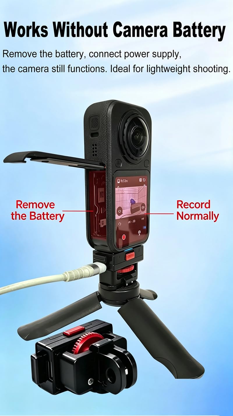 Magnetyczna podstawa ładująca do Insta360 X6, Dual-Lock