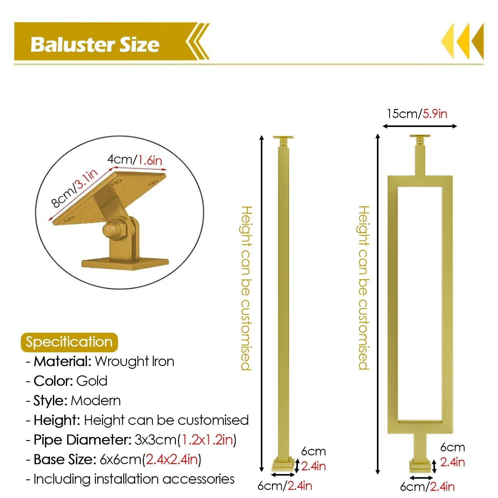 Nowoczesne wsporniki balustrad - eleganckie balustrady odpowiednie zarówno do użytku wewnątrz, jak i na zewnątrz, balustrady podłogowe idealne do poddaszy i centrów handlowych, poprawiające zarówno