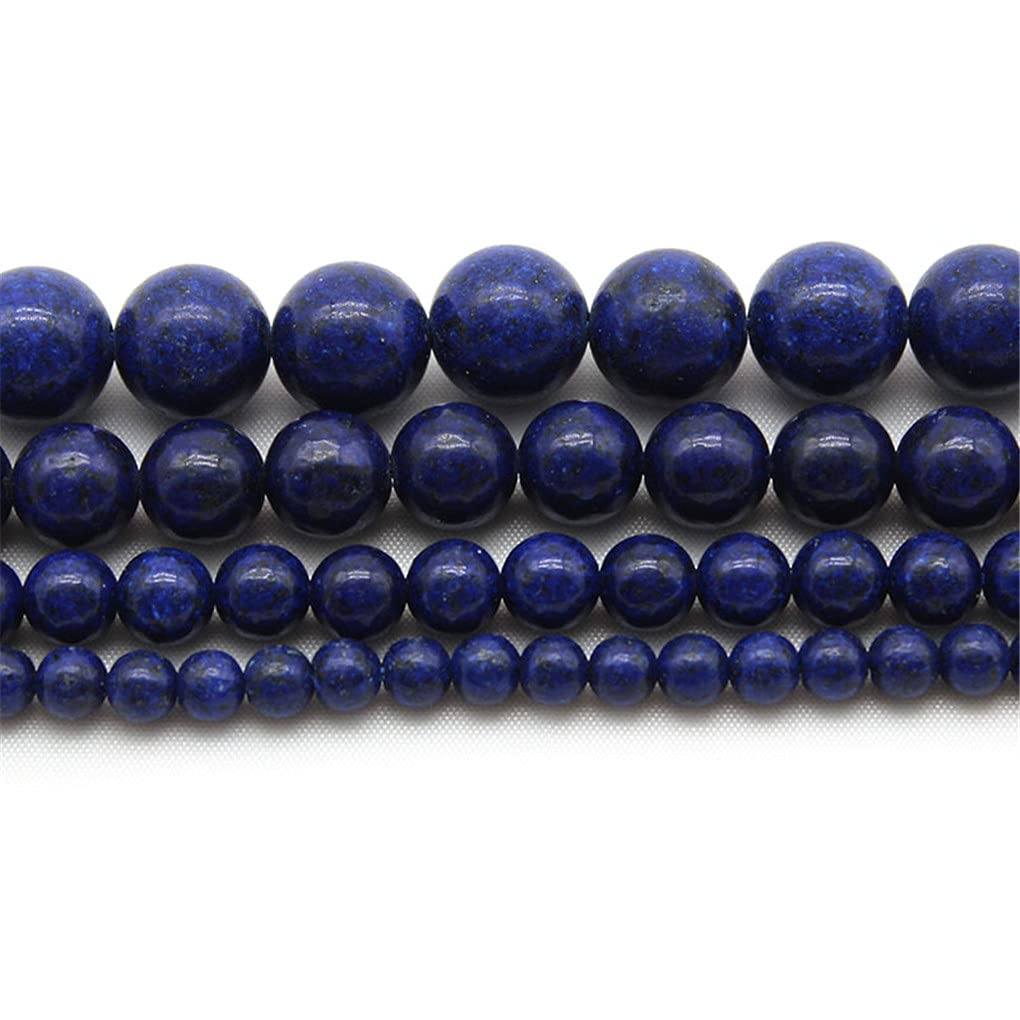 Lapislazuli Runde Radperle 5-6 Mm - Loch 0.6 Mm - 83 Perlen (1 Strang
