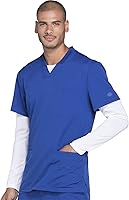 Vista 5 de Dickies Dynamix Hombre Scrubs Top V-Cuello DK640