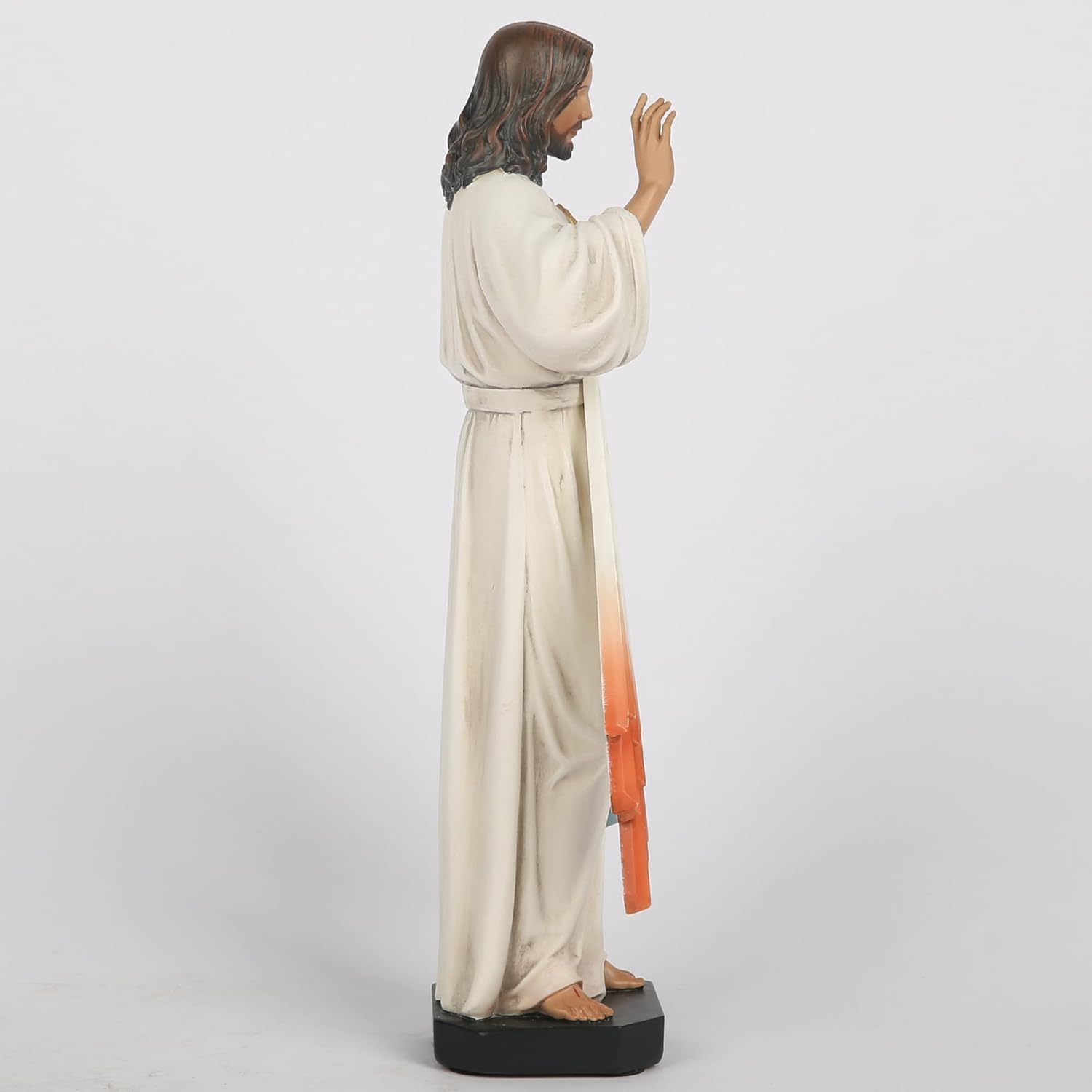 BC Catholic Divine Mercy Jesus Christ Statue, 10" H Sacred Heart of Jesus Figure, Catholic Statue, Religious Gift, Mercy, Forgiveness, Trust in God, Handpainted Sculpture by Buildclassic