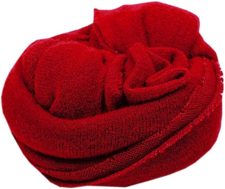 Newborn Photography Props Outfits, Baby Photo Props Boys Girls Wrap Soft Knit Potato Blanket (Red)
