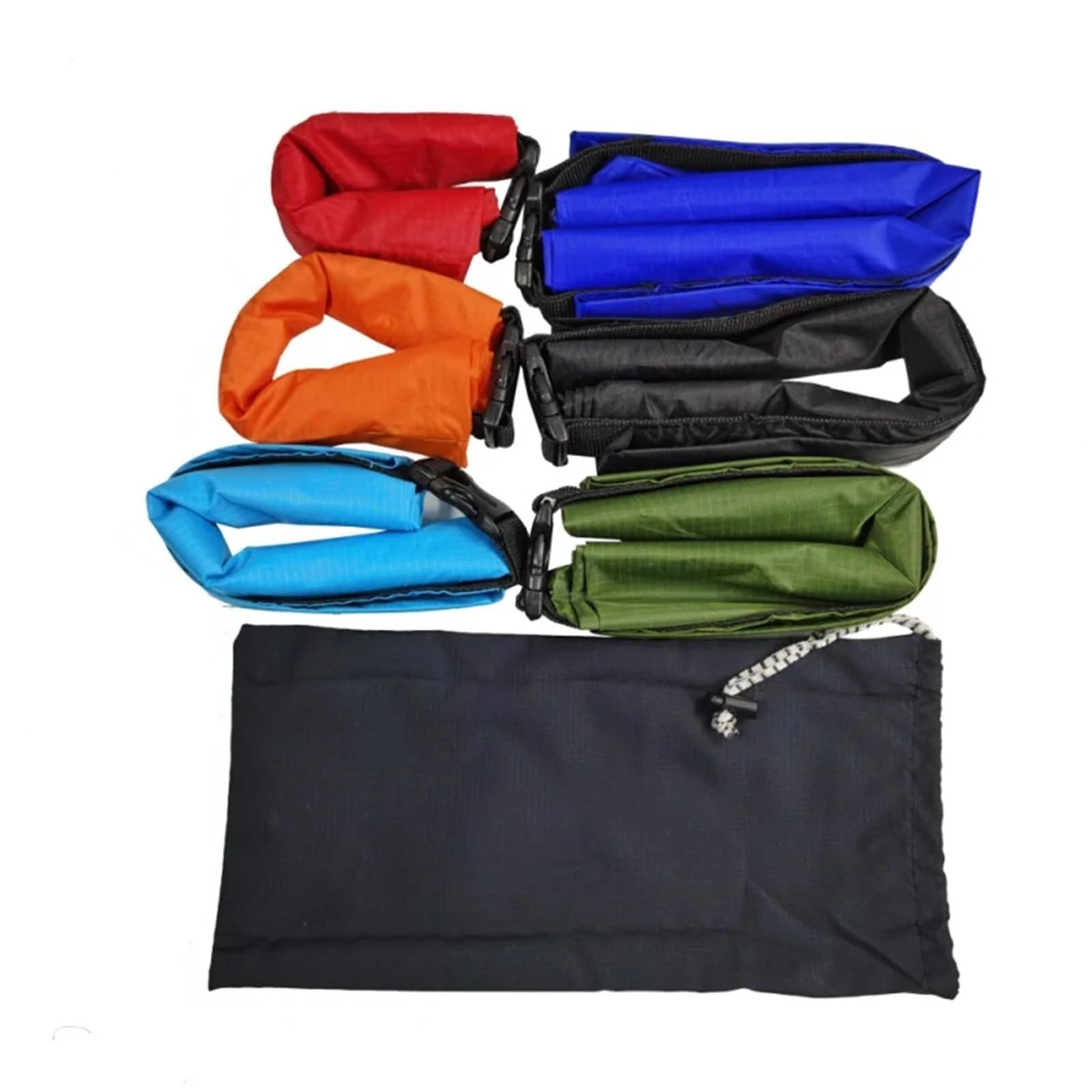 Bolsa Seca Impermeable Bolsa Seca Impermeable for natación, Rafting, Kayak, río, Trekking, navegación Flotante, canotaje, 6 uds. para Senderismo(Red)
