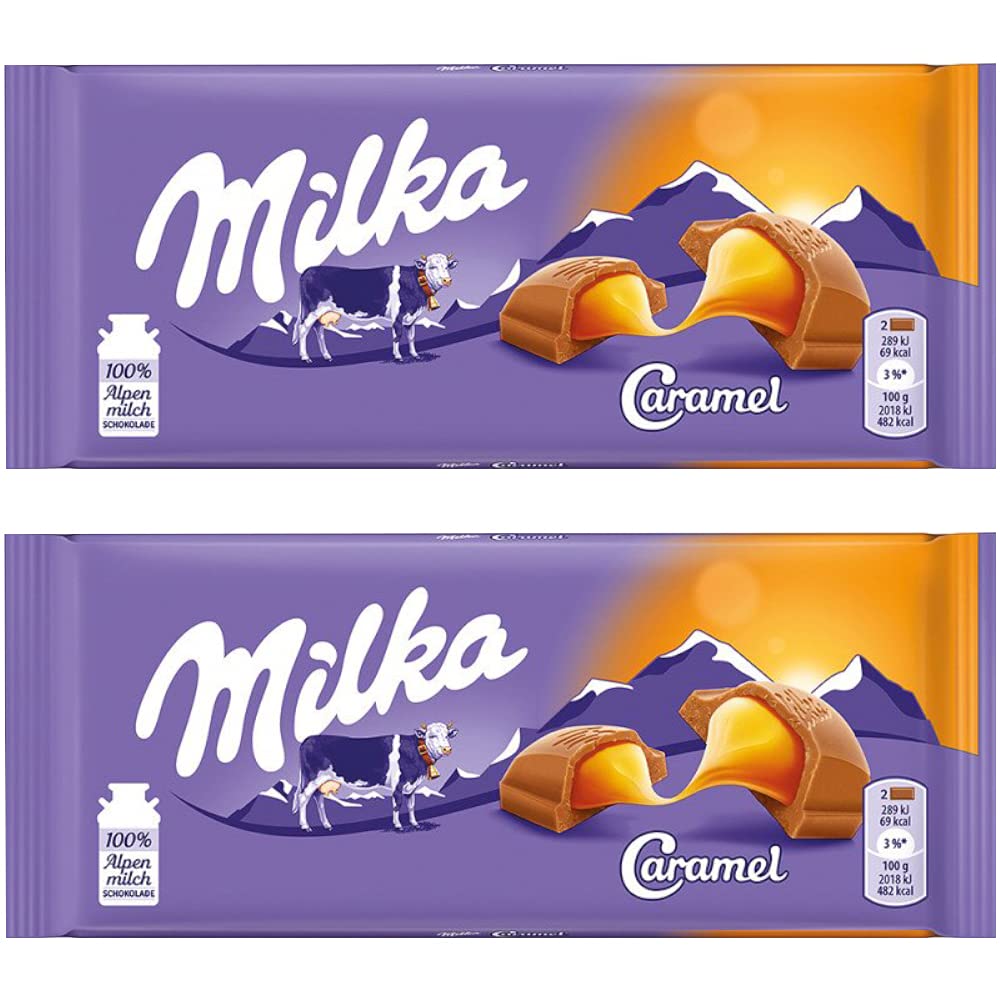 Milka Caramel Chocolate, 2 x 100 g (B0036F98CM) Amazon Price History, Amazon Price Tracker