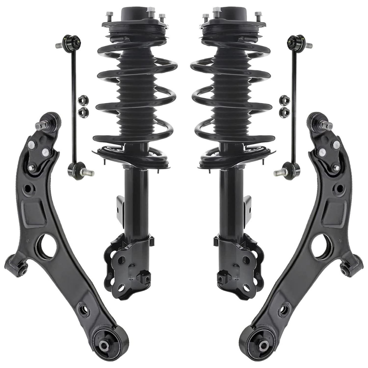 Detroit Axle - 6pc Front Suspension Kit for 12-14 Hyundai Sonata Kia Optima