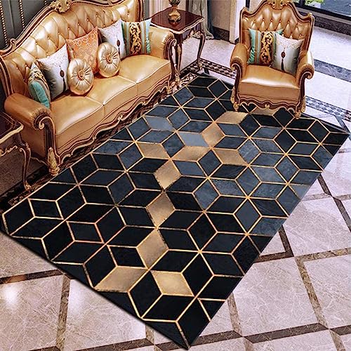Alfombra de pasillo azul moderna de 60x300cm para decorar el dormitorio 4