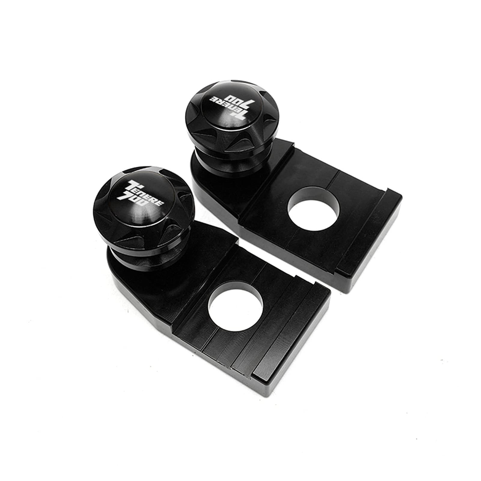 Réglage de la chaîne Tenere 700 noir et curseurs de protection pour moto XTZ700