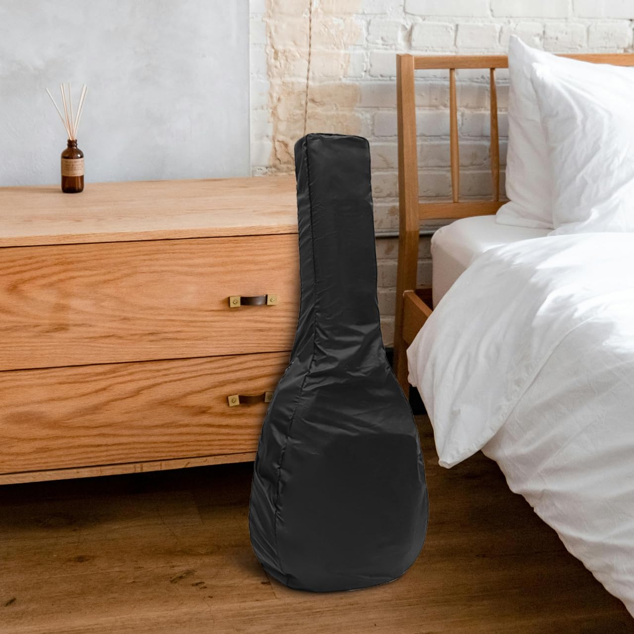 Gitarrenbeutel Regenschutz Wasserdicht Oxford Stoff Gepolstert Gitarrentasche Für Akustikgitarre Outdoor Konzert Reise 46.06In Tragbare Gitarrentragetasche
