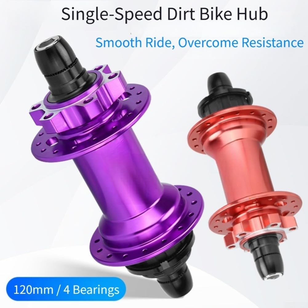 Honseadek Moyeu arrière de VTT en alliage d'aluminium 32 trous simple