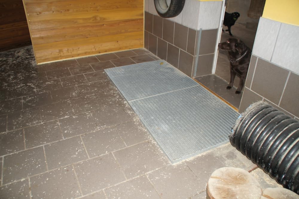 B2 Industrie Gitterrost Pressrost verzinkt 500x1000mm Masche 30/30