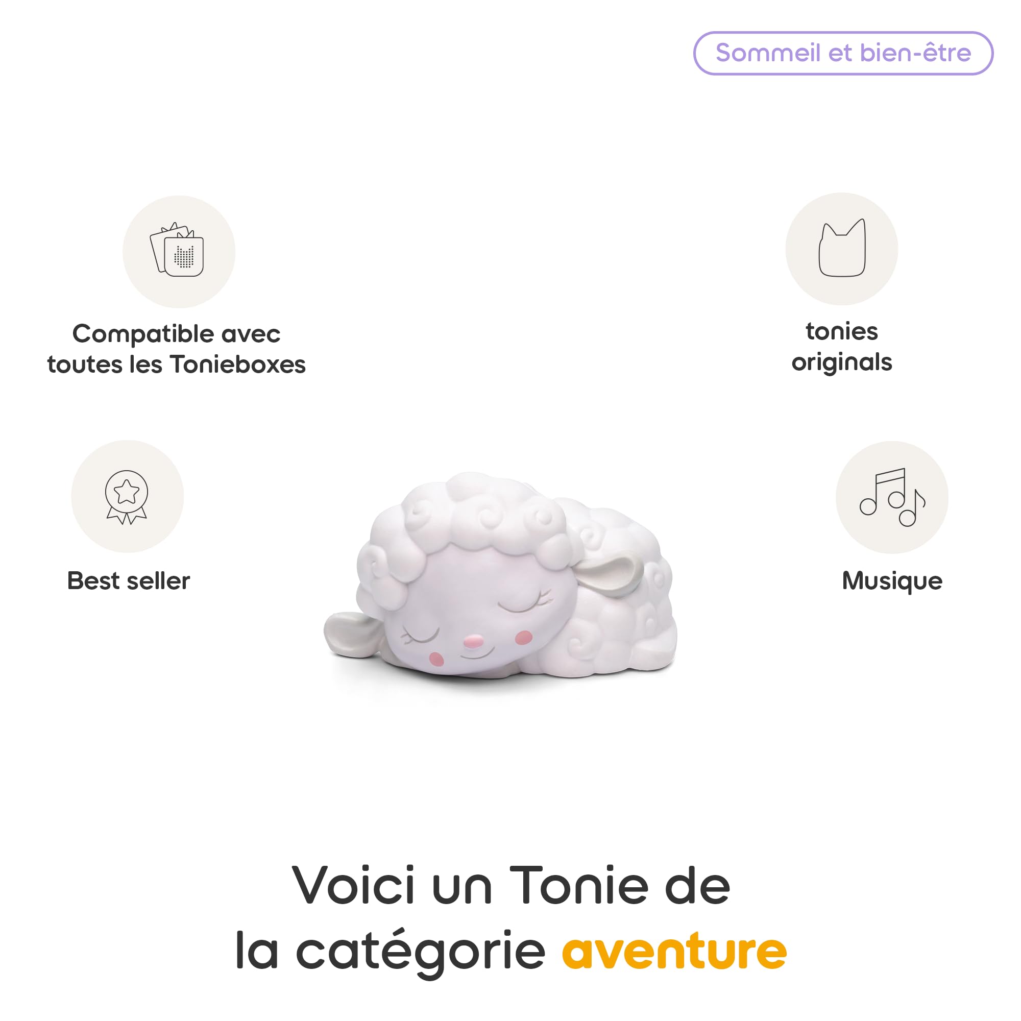 tonies Toniebox 2 Pack Boite à Histoire pour Enfant 1 à 9 Ans, Robuste & Facile à Utiliser, Les Copains du Dodo, 2 Figurines, Gris Lune