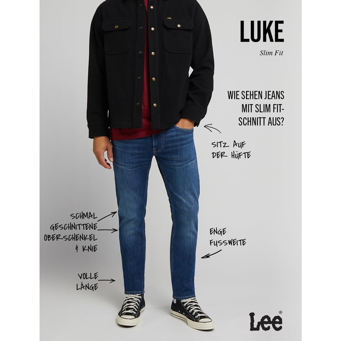 Lee Herren-Jeans Luke – Bild 4