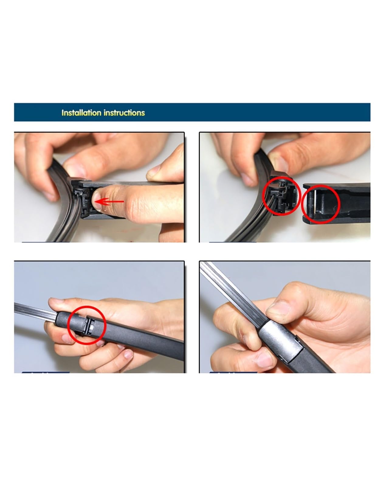 Para Seat Ibiza Coupe 6J 2012-2017 Limpiaparabrisas Delantero Parabrisas