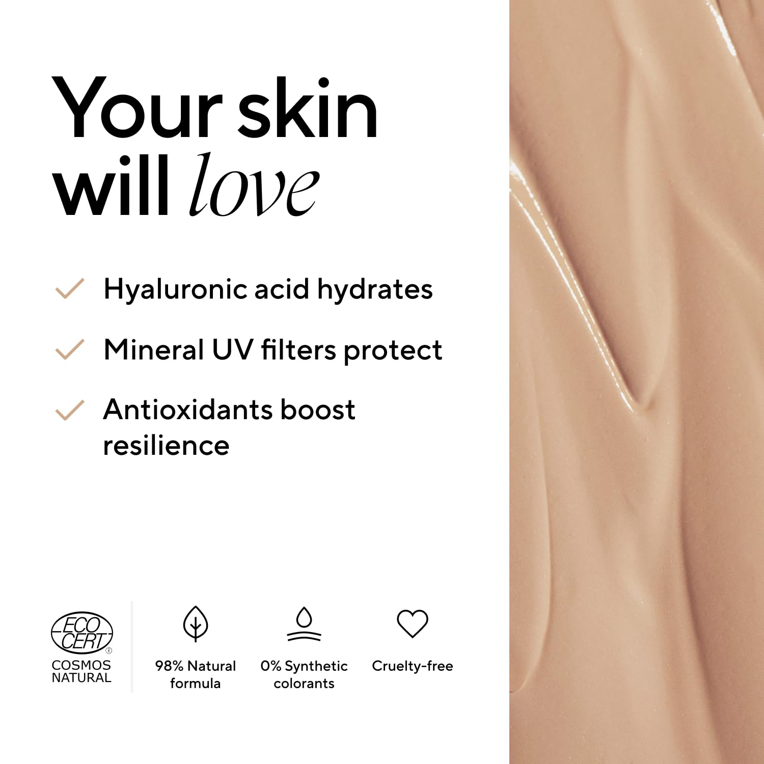 MÁDARA Organiczna pielęgnacja skóry | City CC Krem CC Anti-Pollution SPF15 JASNY BEŻ - 40ml. Z kwasem hialuronowym, filtrem UVA/UVB. Lekki korektor koloru. COSMOS Natural