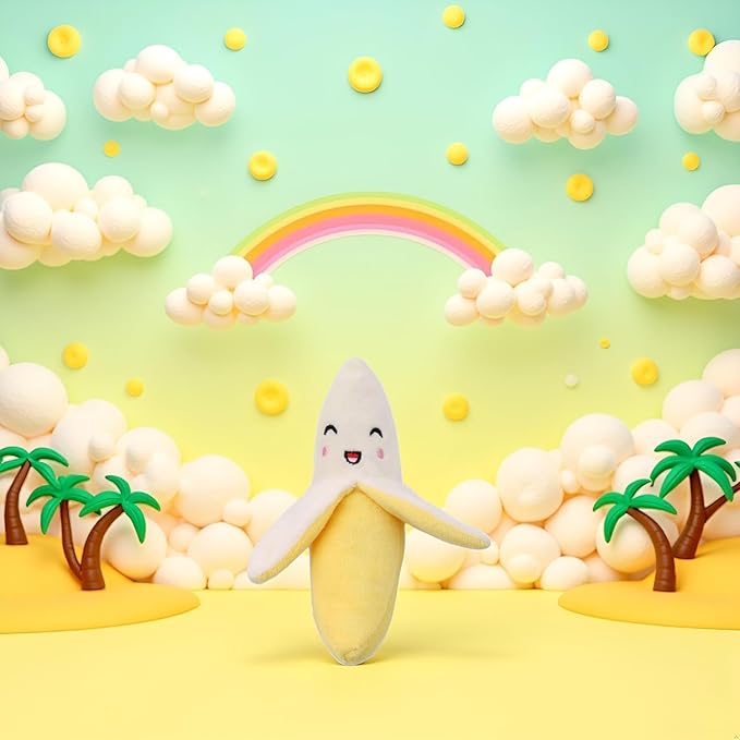 Juguete para Perro Plátano de Peluche con Chirriador miniatura 9