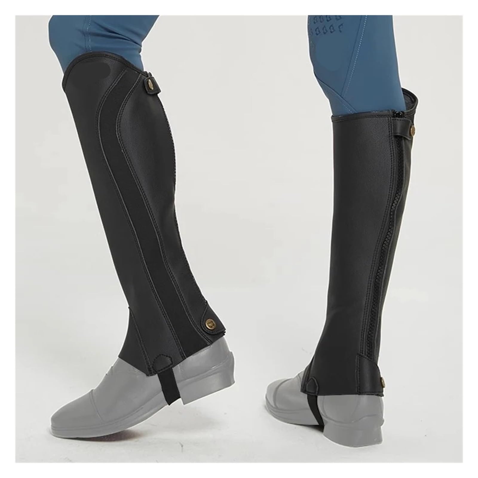 Reiten Half Chaps Reitleggings, for Erwachsene, Reitsport-Radleggings, Ritterausrüstung, bequem und atmungsaktiv